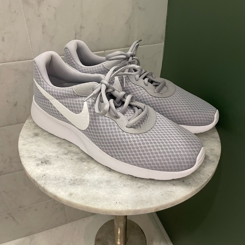 Nike Light Gray Mesh Sneakers